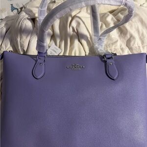 Coach Purple Tote Bag
